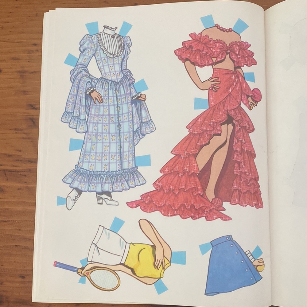 Vintage deluxe paper doll book Miss America beauty pageant uncut new - Picture 8 of 12